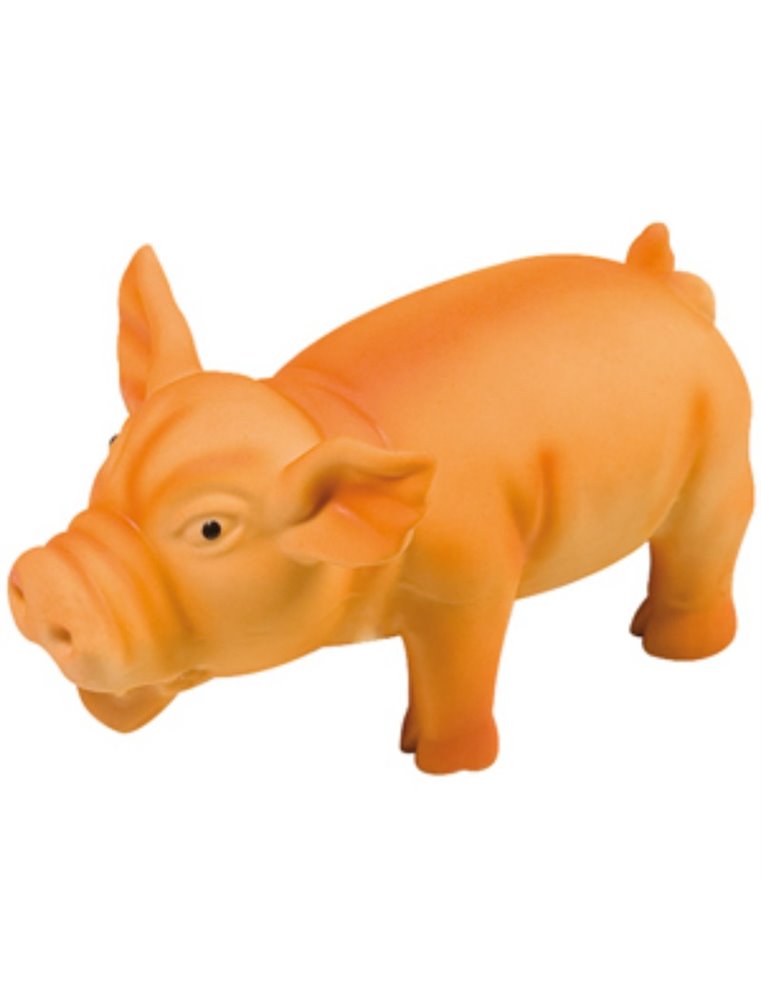 Latex zwijn 17cm ass ass. 3 verschillende speelgoedjes