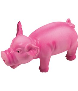 Latex zwijn 17cm ass ass. 3 verschillende speelgoedjes