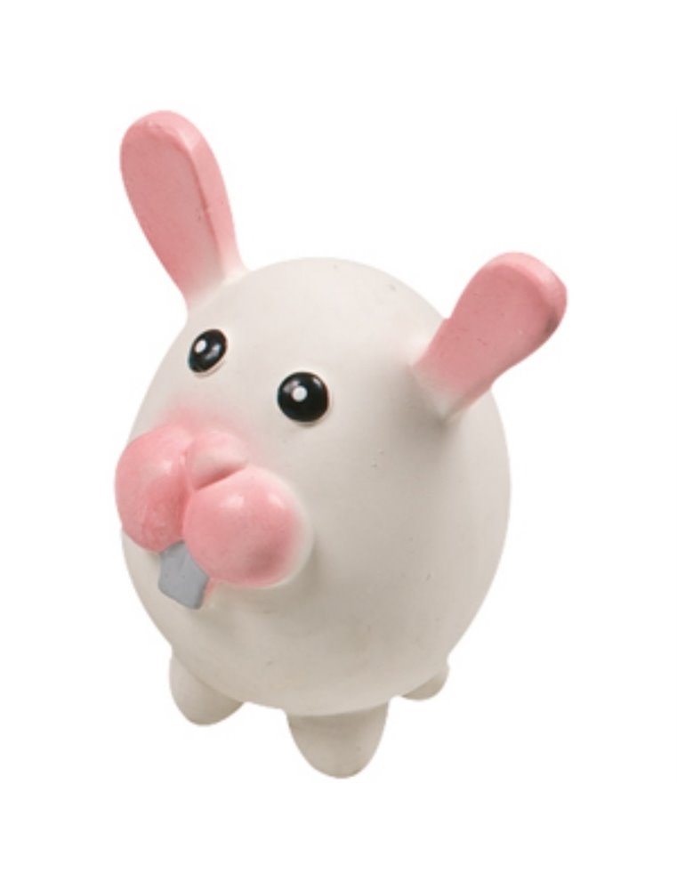 Latex ei-dier 10cm ass ass. 6 verschillende speelgoedjes