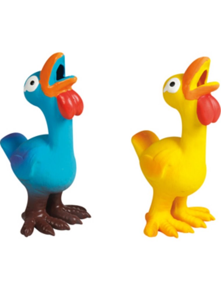 Latex kalkoen 16cm ass ass. 2 verschillende speelgoedjes