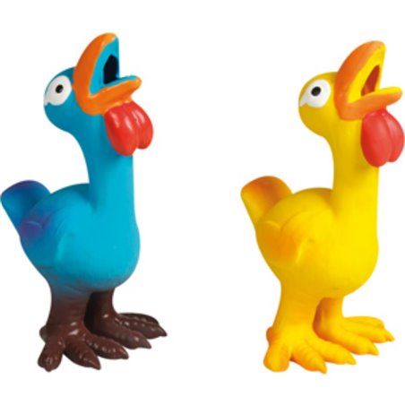 Latex kalkoen 16cm ass ass. 2 verschillende speelgoedjes