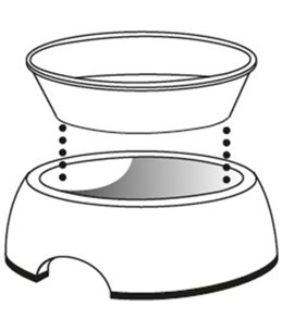 Eetpot royal rondo wit - s