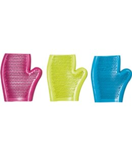 Rubber massage handschoen