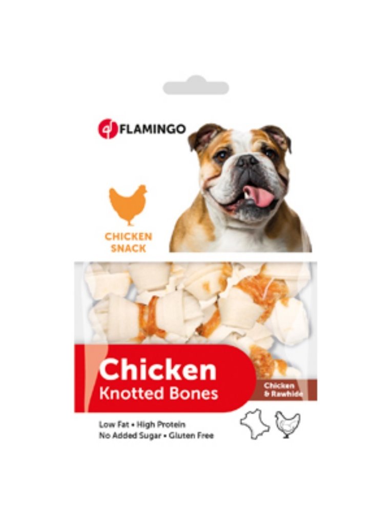 Chick'n snack knotted bone 85gr. 