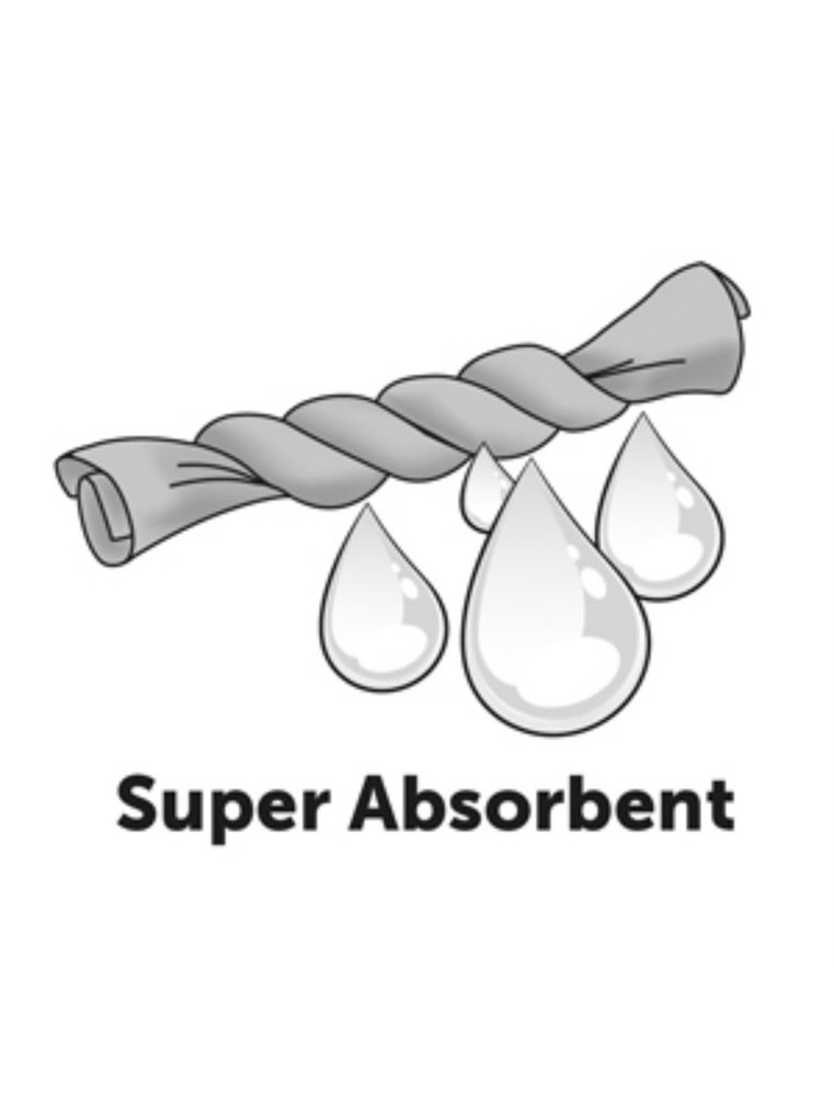 Handdoek met pootjes - grijs