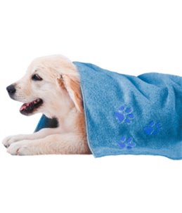 Handdoek met pootjes - grijs