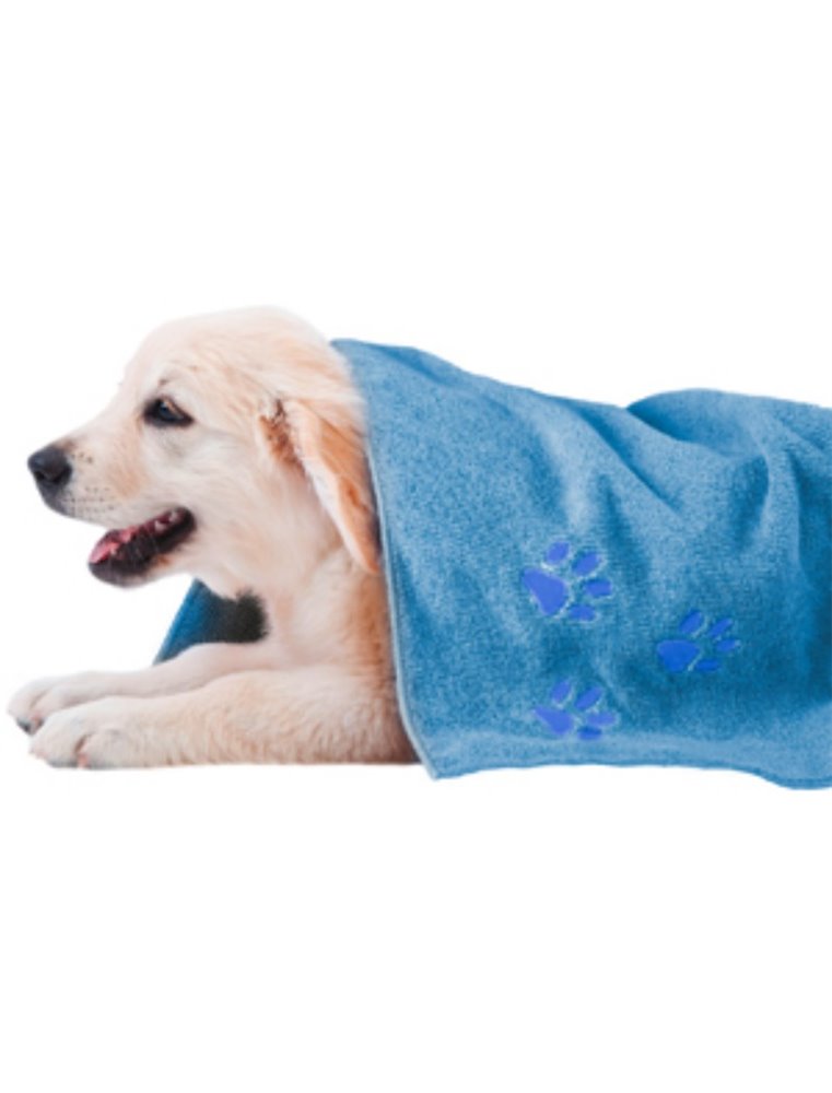 Handdoek met pootjes - grijs