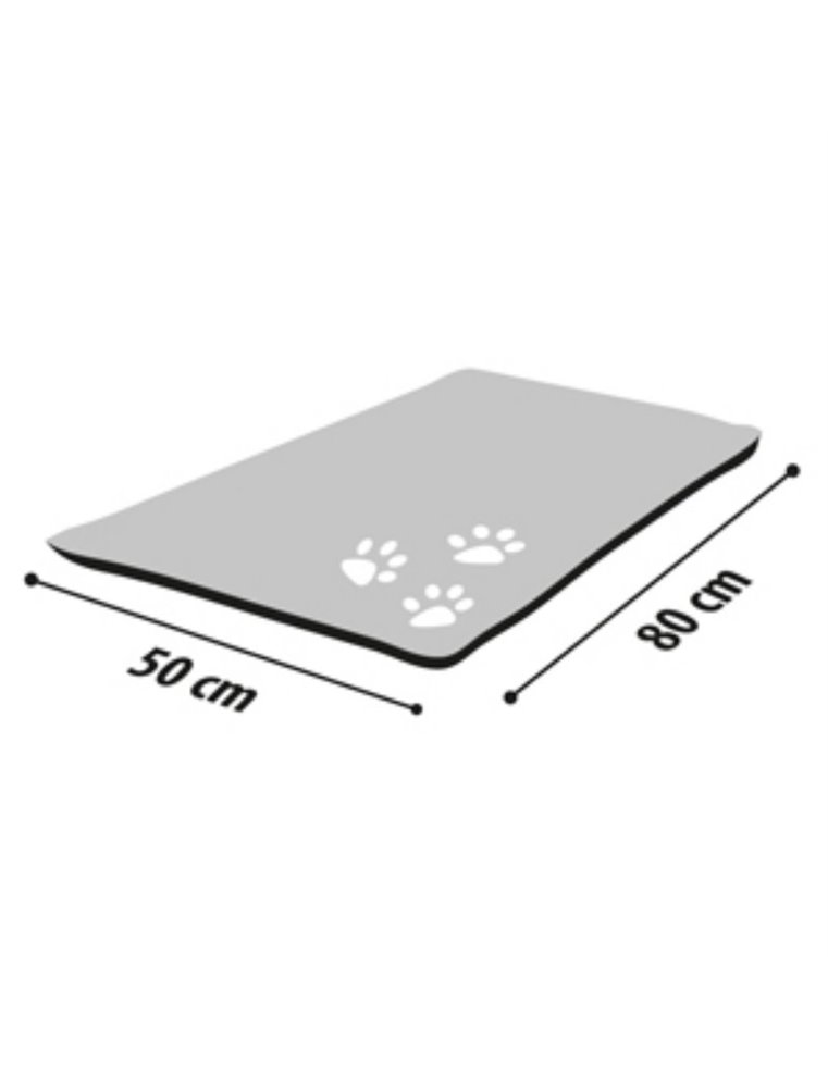 Handdoek met pootjes - grijs