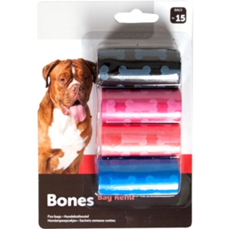 Poepzakjes bones ass - 4x15st 