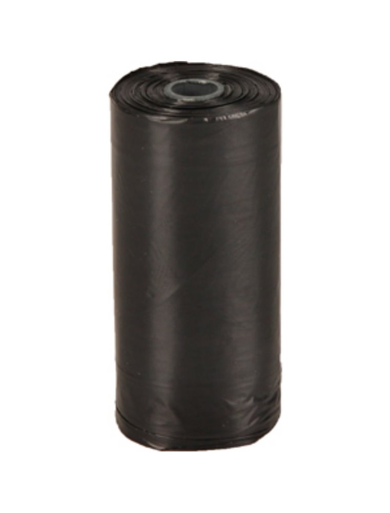 Poepzakjes basic zwart-displ 100x15 st